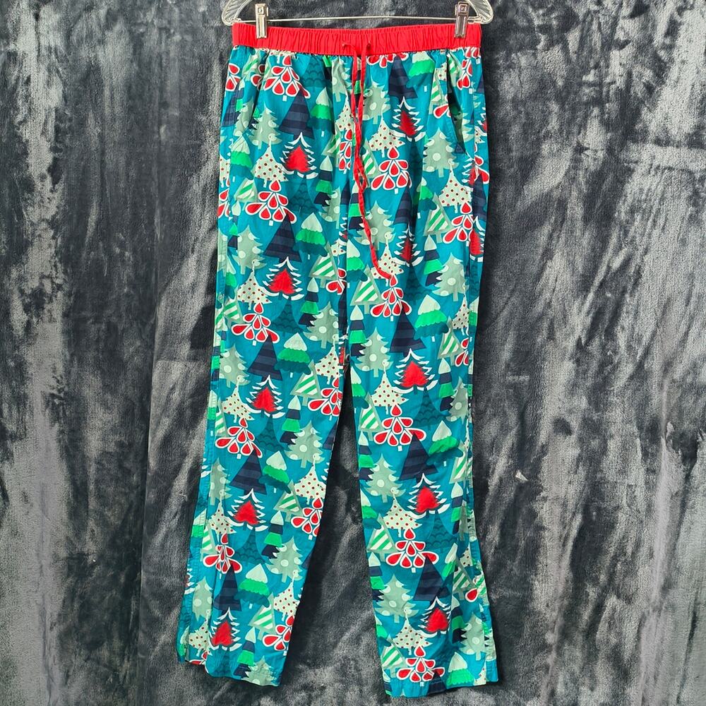 Matilda Jane Red and Blue Tree Print Pants Small
